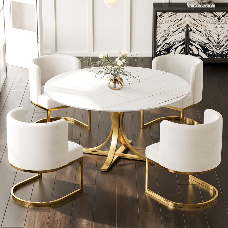 Wayfair gold shop dining table